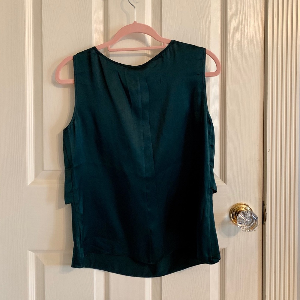 Talbots Silk Ruffle Tank Top - Picture 2 of 6